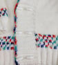 Hand Knitted Baby Fair Isle Cardigan Hat and Blanket Set 0 to 3 Months - Image 6