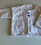 Baby Cardigan to fit 6 - 12 months, handmade in the UK