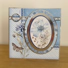 Happy Birthday Silver Foiled Luxury Ladies Birthday Card