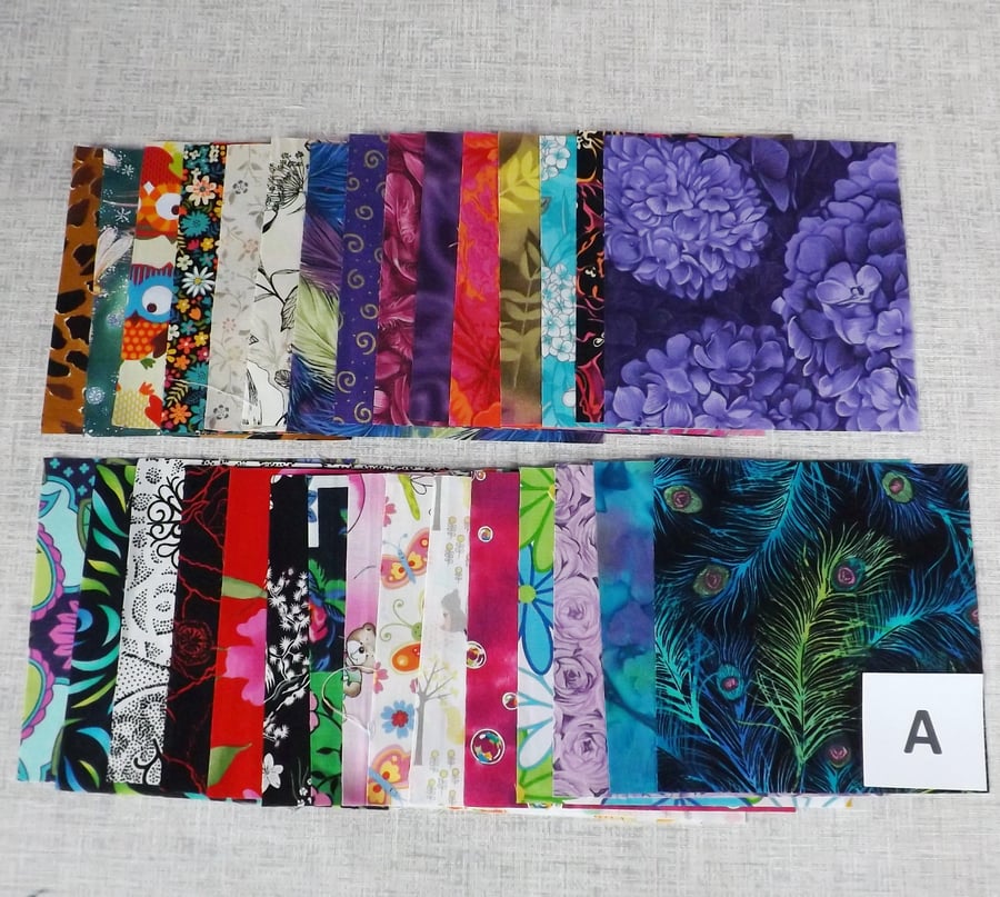 Charm Pack, 30 pieces. Pack A