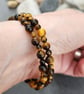 Tigers Eye memory wire bracelet - Image 2