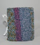 Embroidered Notepad - Blue Roses - Image 3