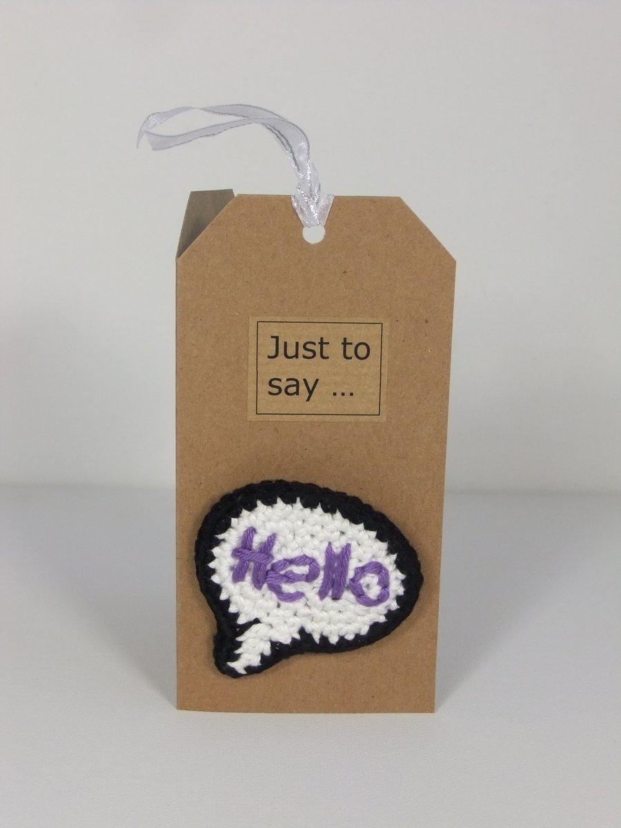 Just to say ... "Hello" Pin