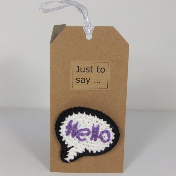 Just to say ... "Hello" Pin