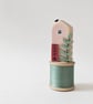 Little Wooden House on a Vintage Bobbin 'Love'  - Image 4