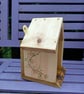 Wooden bird feeder handmade pyrography Ivy Cottage - Image 2