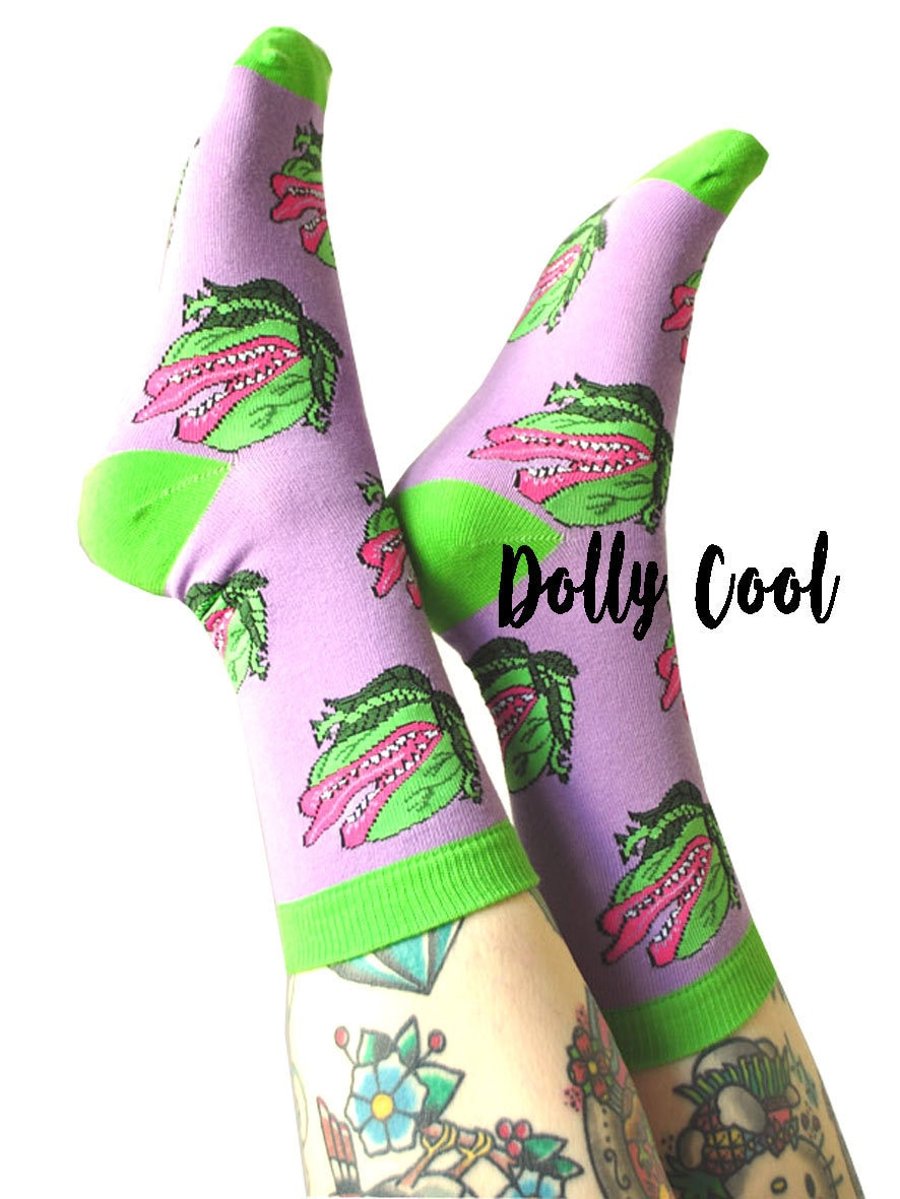 Little Shop of Horrors - Audrey 2 Socks - Feed Me Seymour - Exclusive design ii