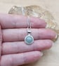 Tiny blue Aquamarine Pendant. March birthstone - Image 2