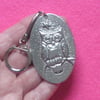 Pewter keyring,owl design