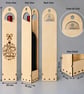 Christmas Wine Bottle Holder – Wooden Merry Christmas Gift Box - Image 4