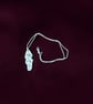 Sterling Silver Ruby & Sapphire Pendant Necklace - Gift Boxed  - Image 2