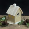 Medium gingerbread star house incense burner