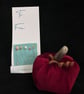 Pumpkin Pin Cushion plus, one pack of Tidal Treasure Pins 