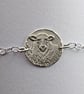Sheep Engraved Sterling Silver Coin Bracelet - Image 10