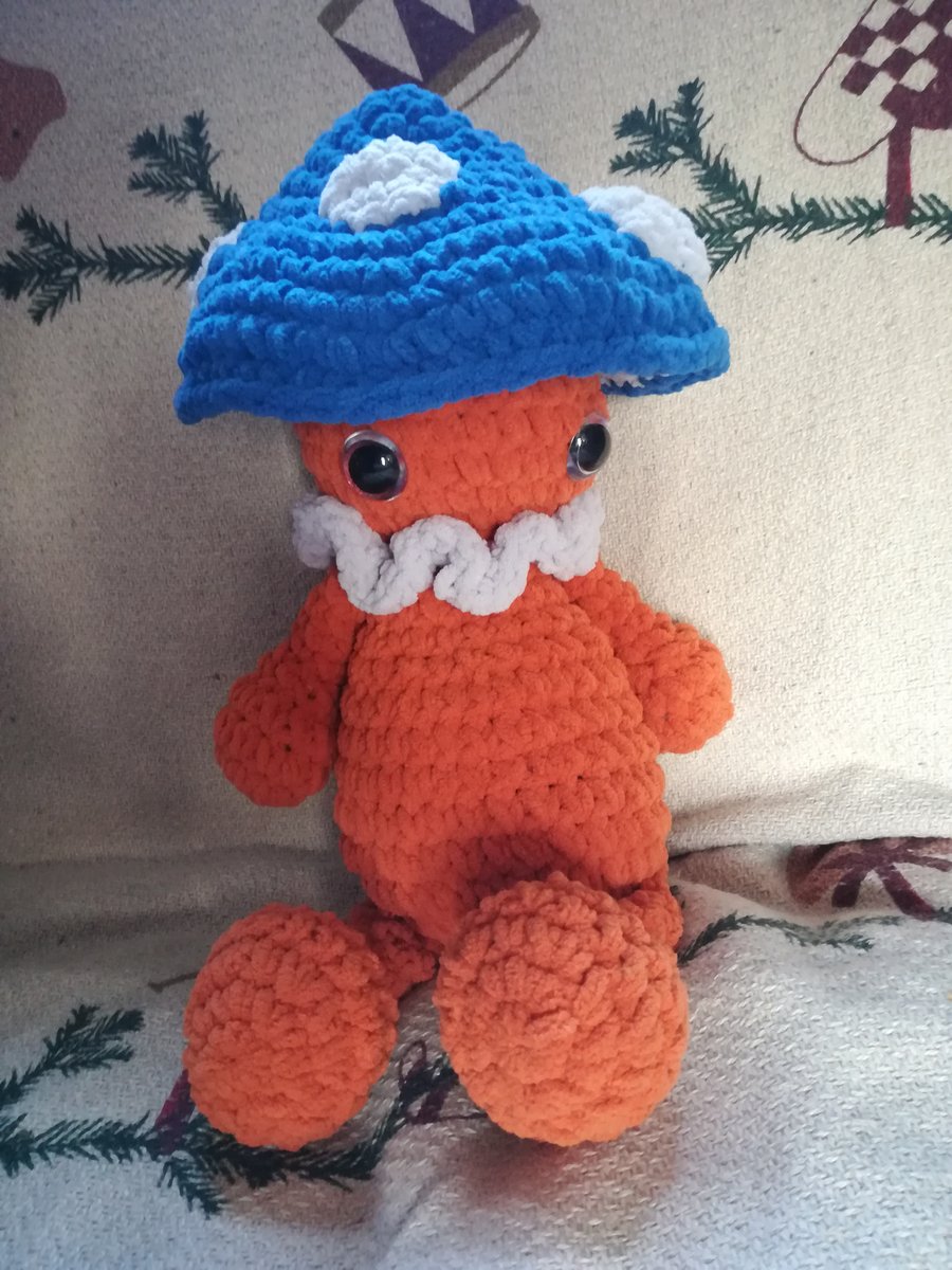 Amigurumi crochet Mushroom sprite 