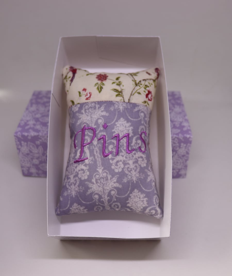 Embroidered Pin Cushion.