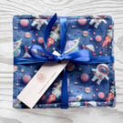 Reusable Baby Wipes, Face Cloths, Washable Wipes, Eco Friendly, Blue-BD154