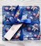 Reusable Baby Wipes, Face Cloths, Washable Wipes, Eco Friendly, Blue-BD154