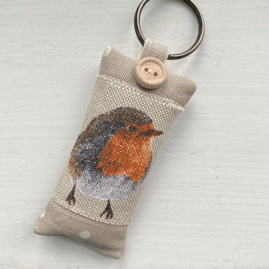 SALE - KEY RING - lavender, robin