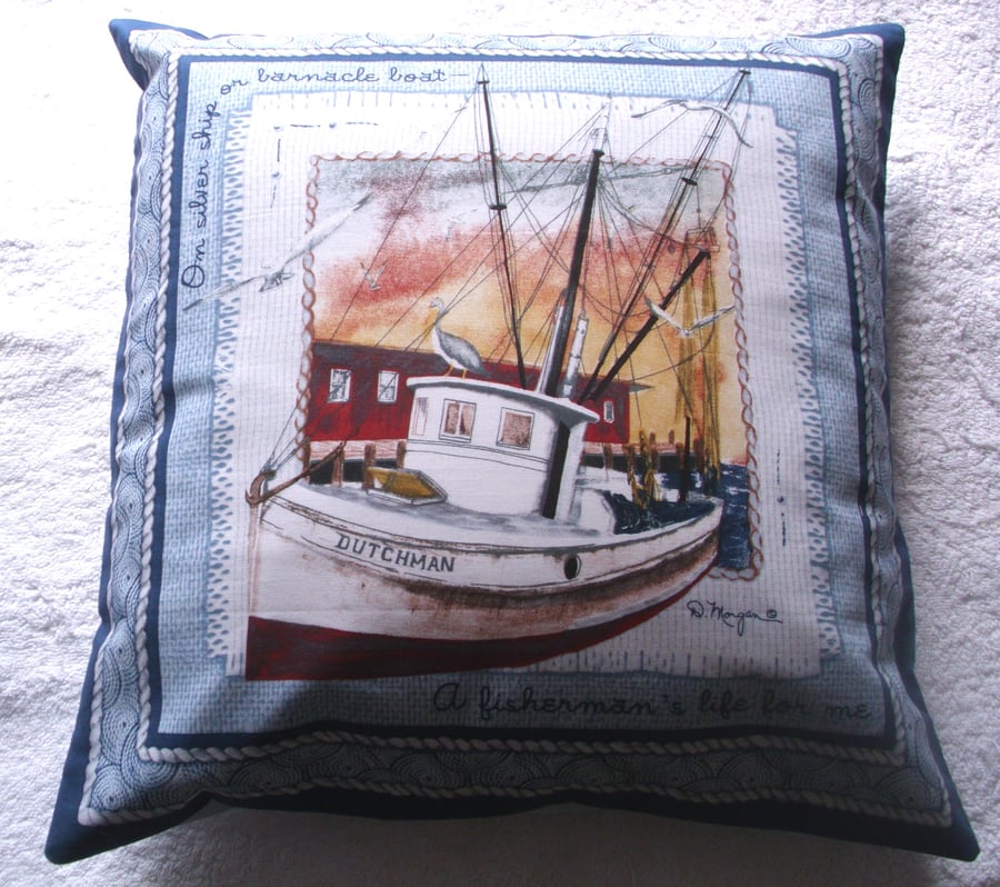 The Dutchman fishing boat cushion 
