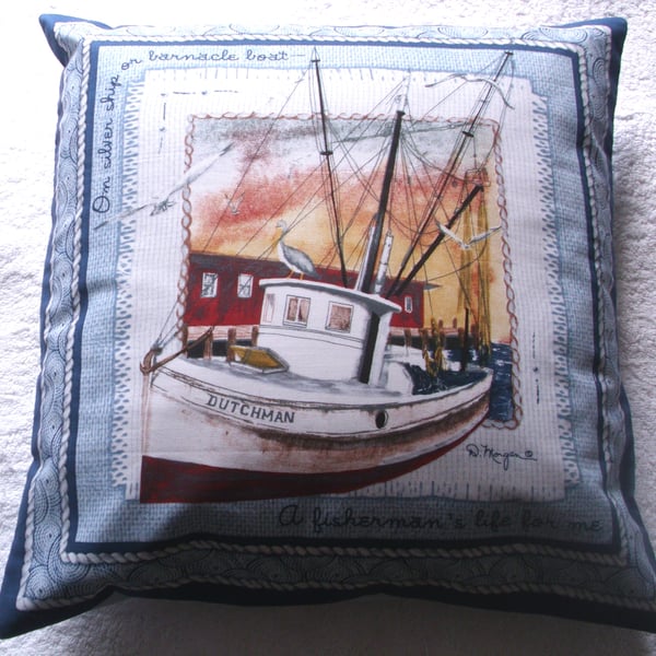 The Dutchman fishing boat cushion 