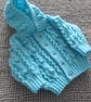 16" Baby Boys Aran Jacket with Hood