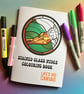 Stained glass nudes colouring book - limited edition with semi-transparent pages