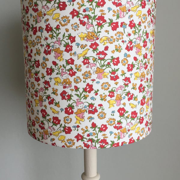 NEW LIberty Pixies -Handmade Children’s Table Lampshade.