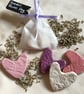 Scented Ceramic Heart - valentine or sweetheart gift, wedding favour - Image 2