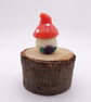 small glass toadstool house - Image 3