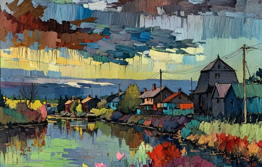 A4 Print Mill Norfolk Abstract