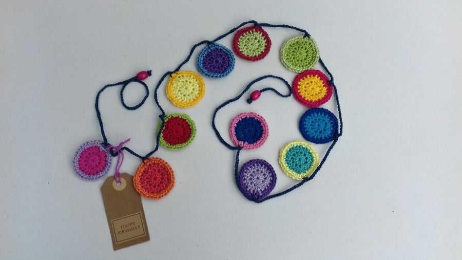 Happy  Birthday Circle Mini Bunting 