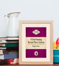 If Only Reading Burned More Calories - Funny Book Lover Print - Penguin Style - Image 9