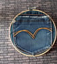 Handmade Denim Pocket Wall Hanging - Small - Image 2