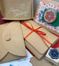 Poinsetta Wooden brooch Gift for granny - Image 4