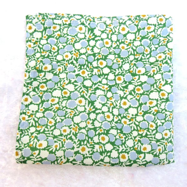 Liberty print handkerchief, Moroccan flowers