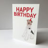Happy Birthday Dog Card