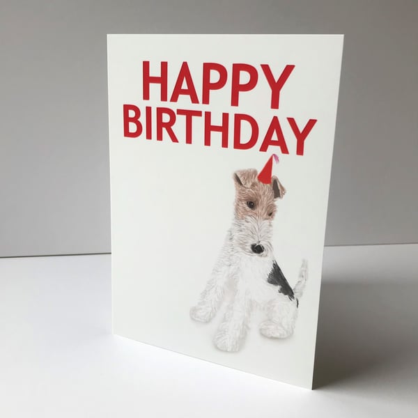 Happy Birthday Dog Card