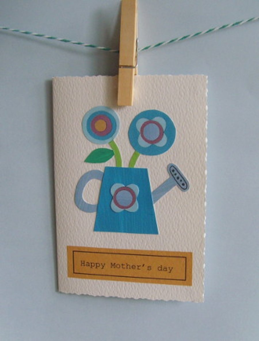  Handmade Mothers day card personalised  