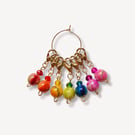 Crochet Stitch markers - Gumball