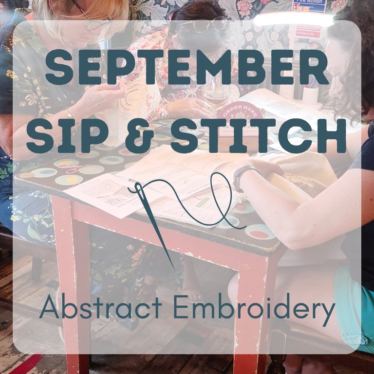 Sip & Stitch SEPTEMBER – Creative Workshop at Granello Lounge