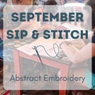 Sip & Stitch SEPTEMBER – Creative Workshop at Granello Lounge