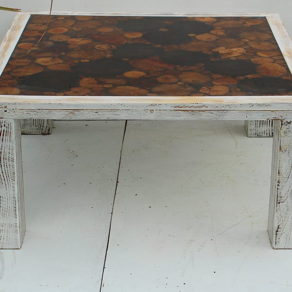White Washed Driftwood Coffee Table, Contempora... - Folksy