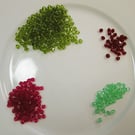 Destash 4mm czech glass bicone beads