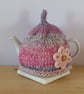 Knitted Tea Cosy and Crocheted Mug Cosy Set - Image 2