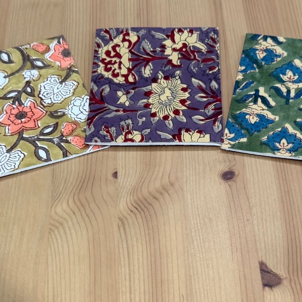 Block Print Cards Set of 5