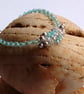 Cloud Break Aqua & Grey Cluster Bracelet - Handmade Gift for Her - Image 5