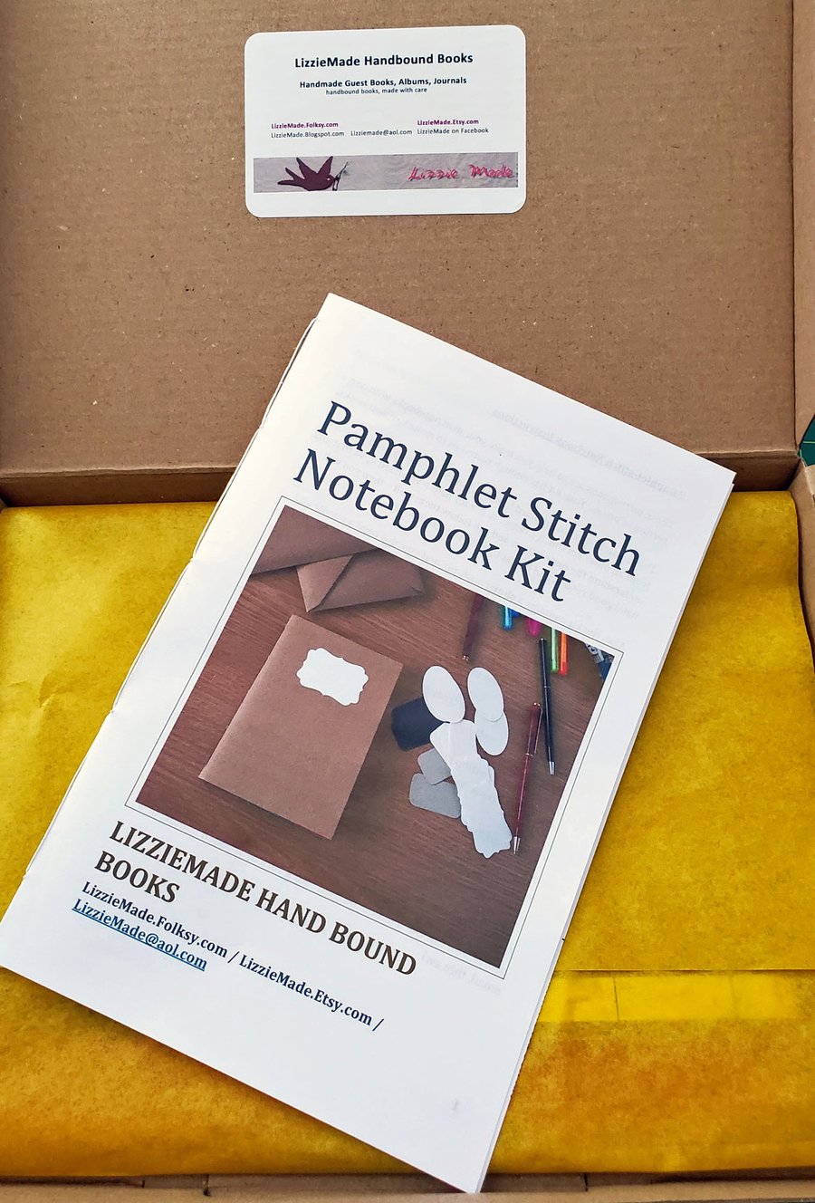 A6 Notebooks Craft Kit, hand sewn binding. Kids Gift Set. Craft Gift. 