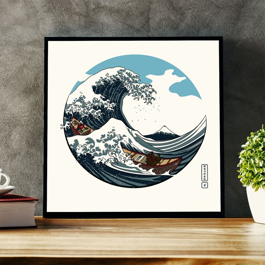 The Great Wave off Kanagawa art print
