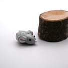 small glass mouse keepsake figure